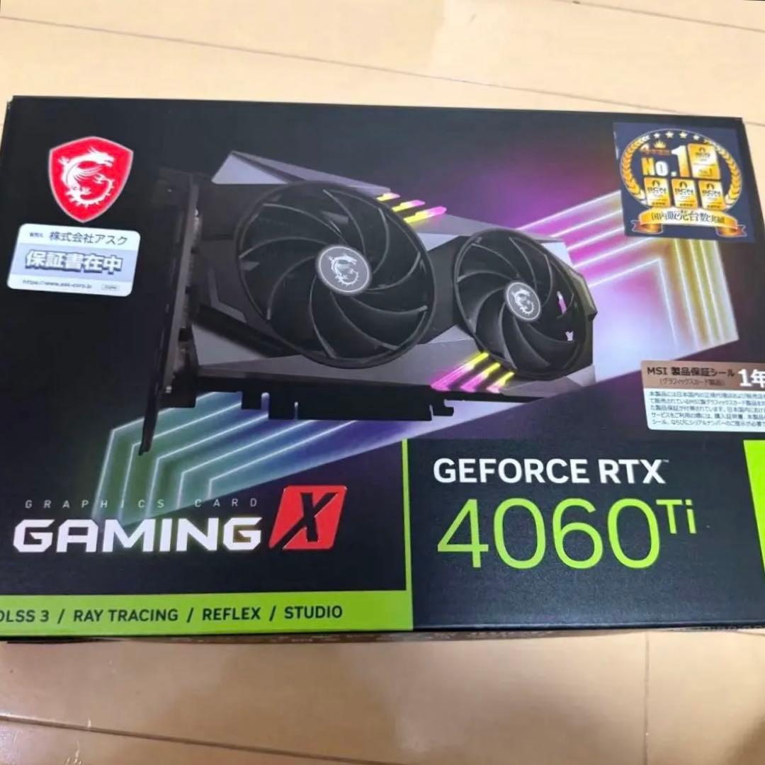グラフィックボード・グラボ・ビデオカード MSI GEFORCE RTX 4060 Ti 8GB