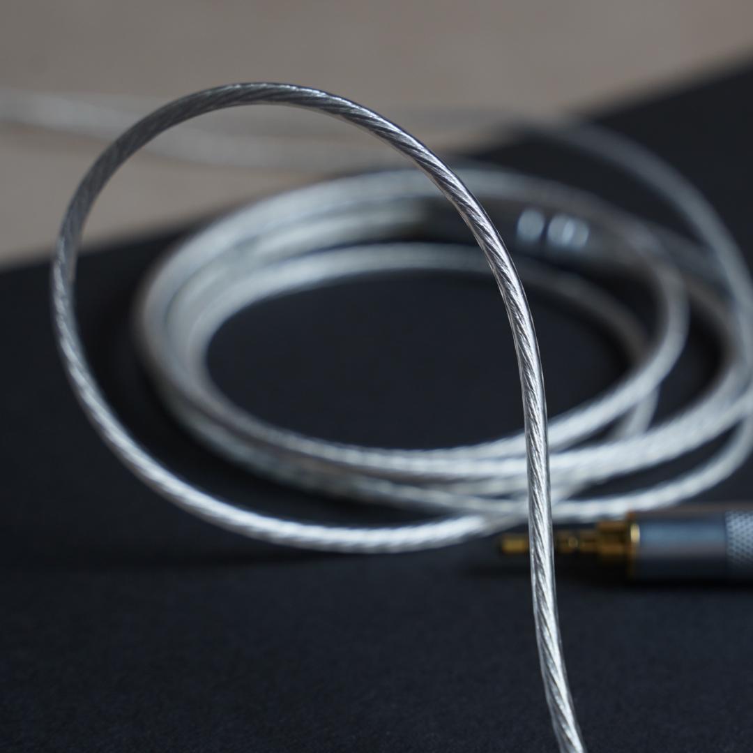 ついに7N 超冷凍製単結晶銅銀メッキ！最高スペックリケーブル4.4mm/2pin