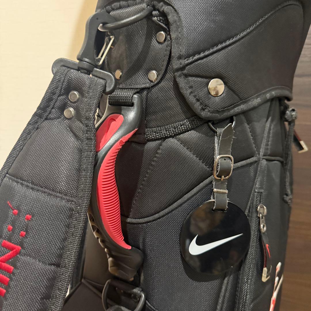NIKE ゴルフバッグ・キャディバッグ 黒 赤