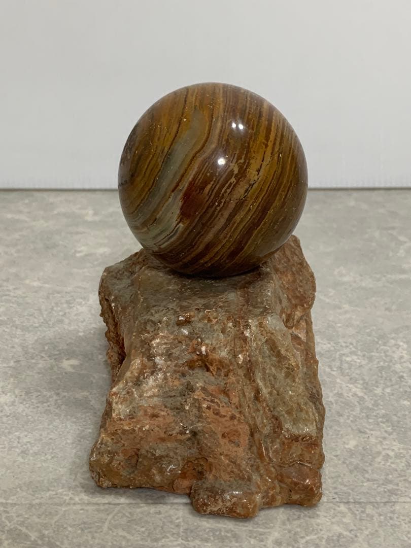 鑑賞石 天然石 木星 1.314kg オニキス 瑪瑙 メノウ ジュピター 台座付