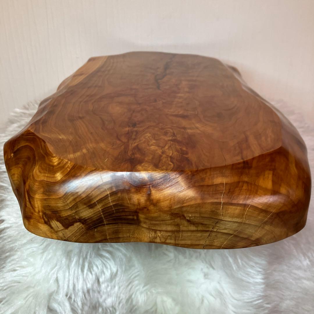 希少品　屋久杉飾り台　一枚板　屋久杉　置台　屋久杉工芸品　世界遺産　花台