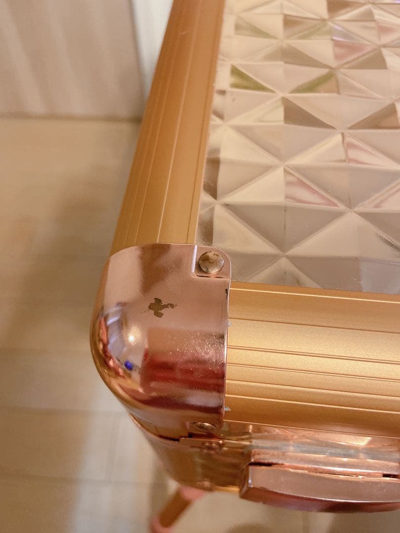 Francfranc ドレッサー ヴァリーズ ハリウッドボックス L コッパー