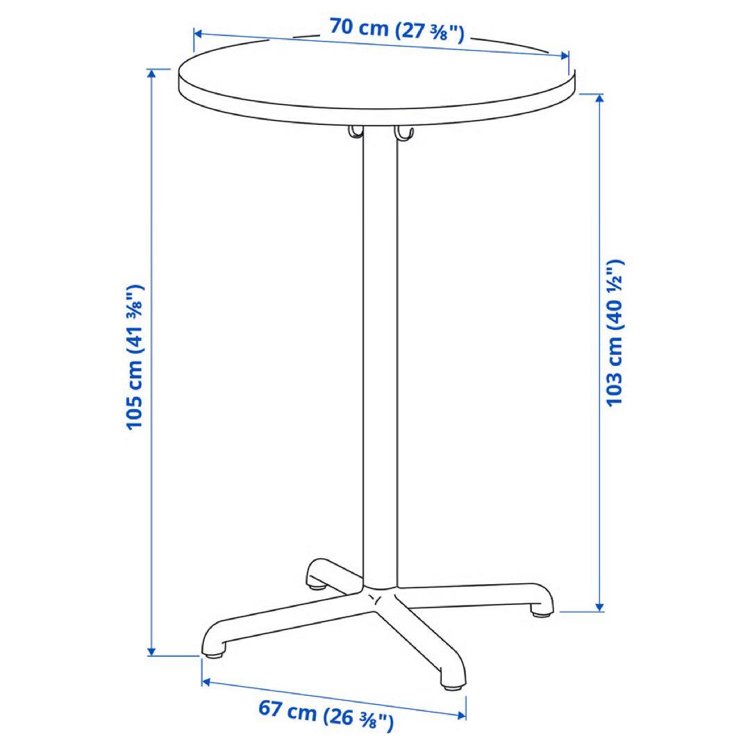 【美品】IKEA STENSELE ステーンセレ　カウンターテーブル