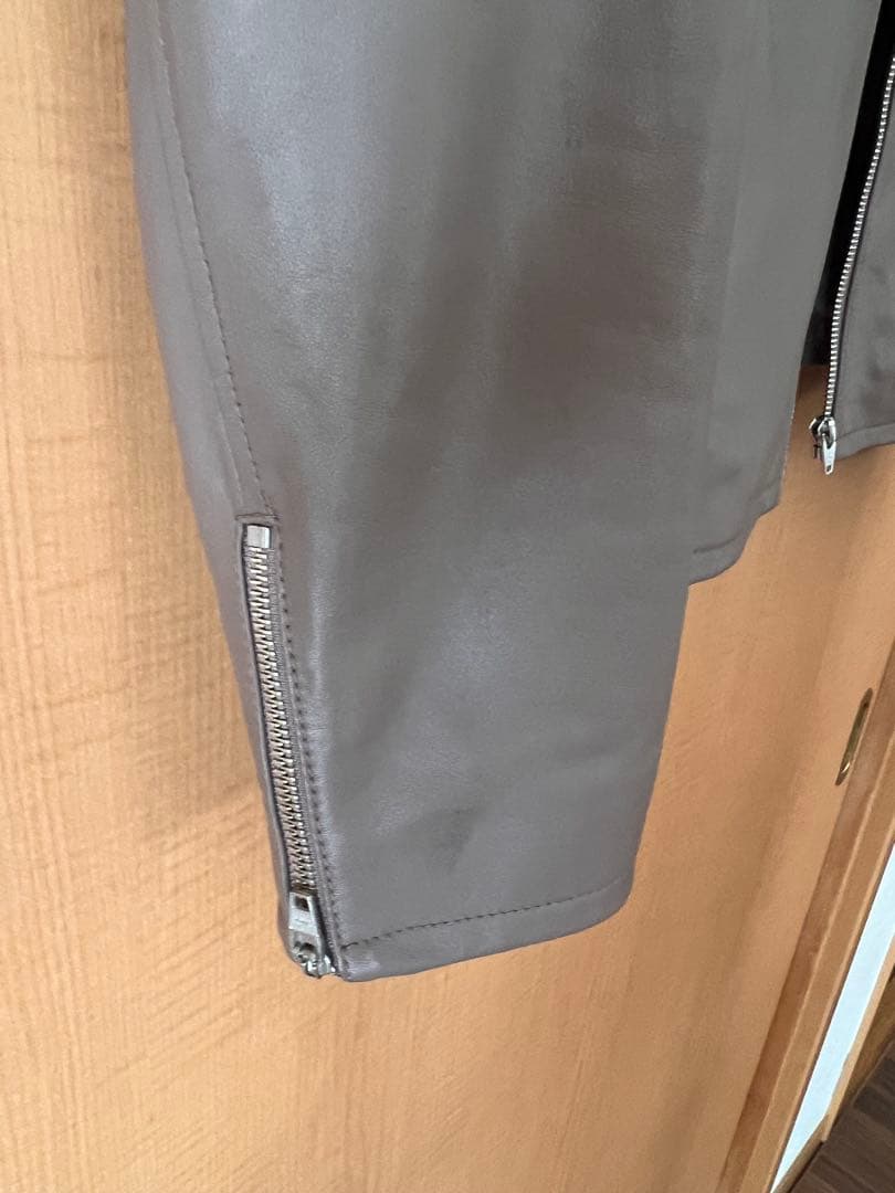 Simplicite レディースレザー シングルライダースジャケット