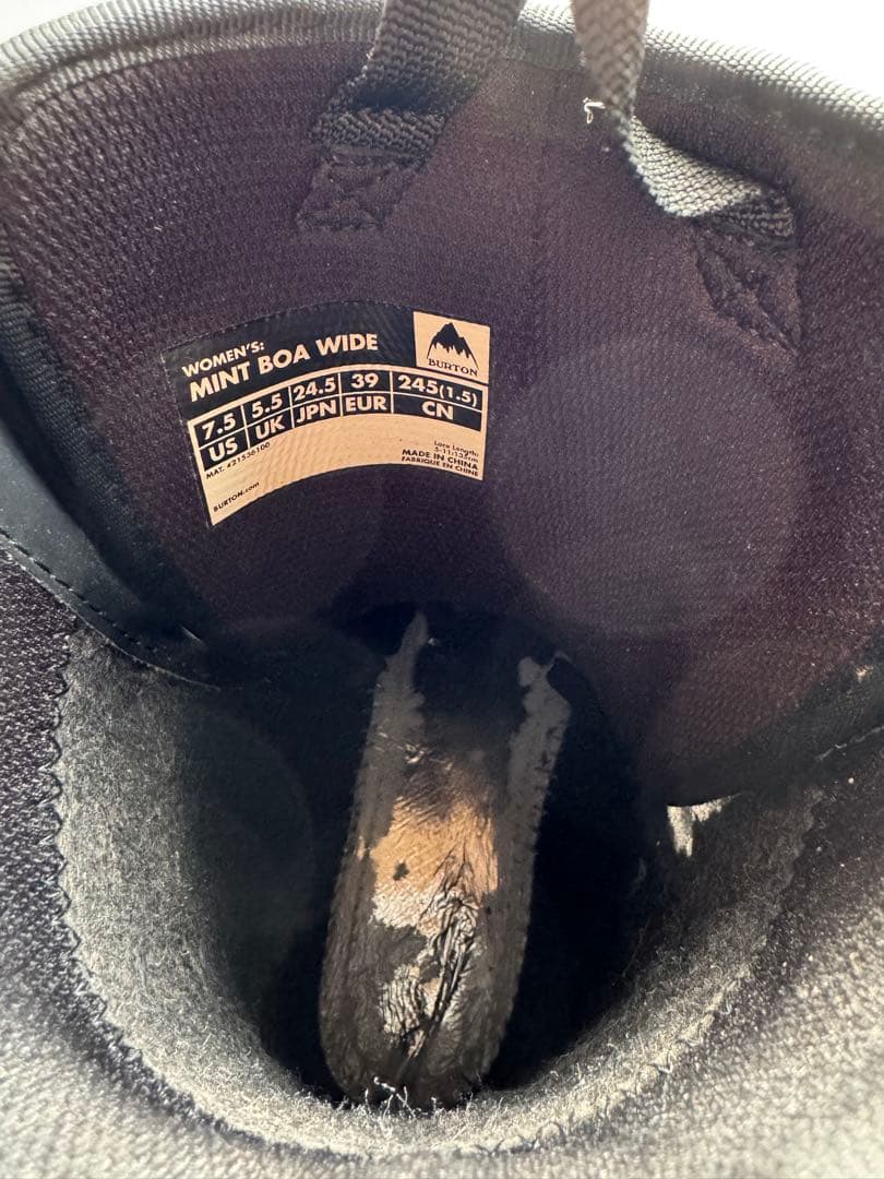 Burton Mint Boa Wide 24.5cm　ミント　ボア　ワイド