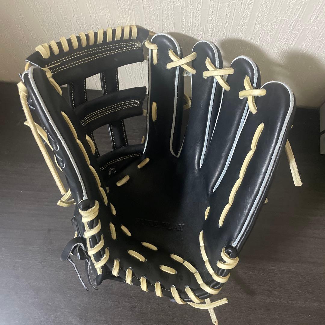 SP プレイグローブ 黒/黄