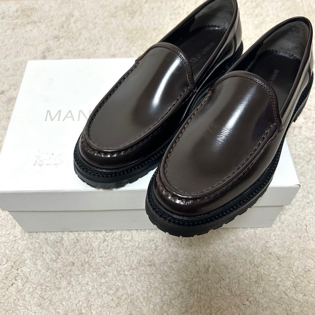 定価約15万 新品 マノロブラニク Dineralo レザーローファー35.5