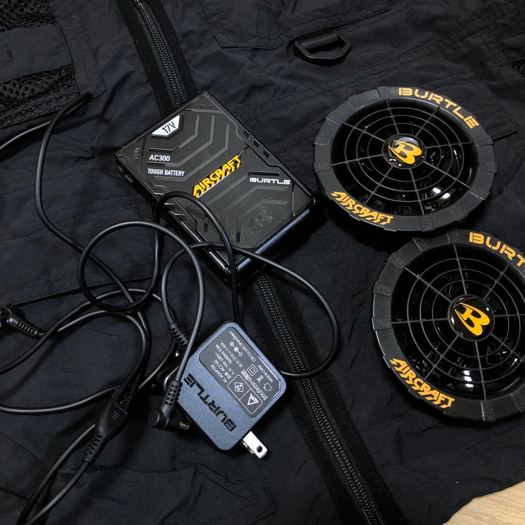 BURTLE AIRCRAFT 17V ファン　フルセット 空調服