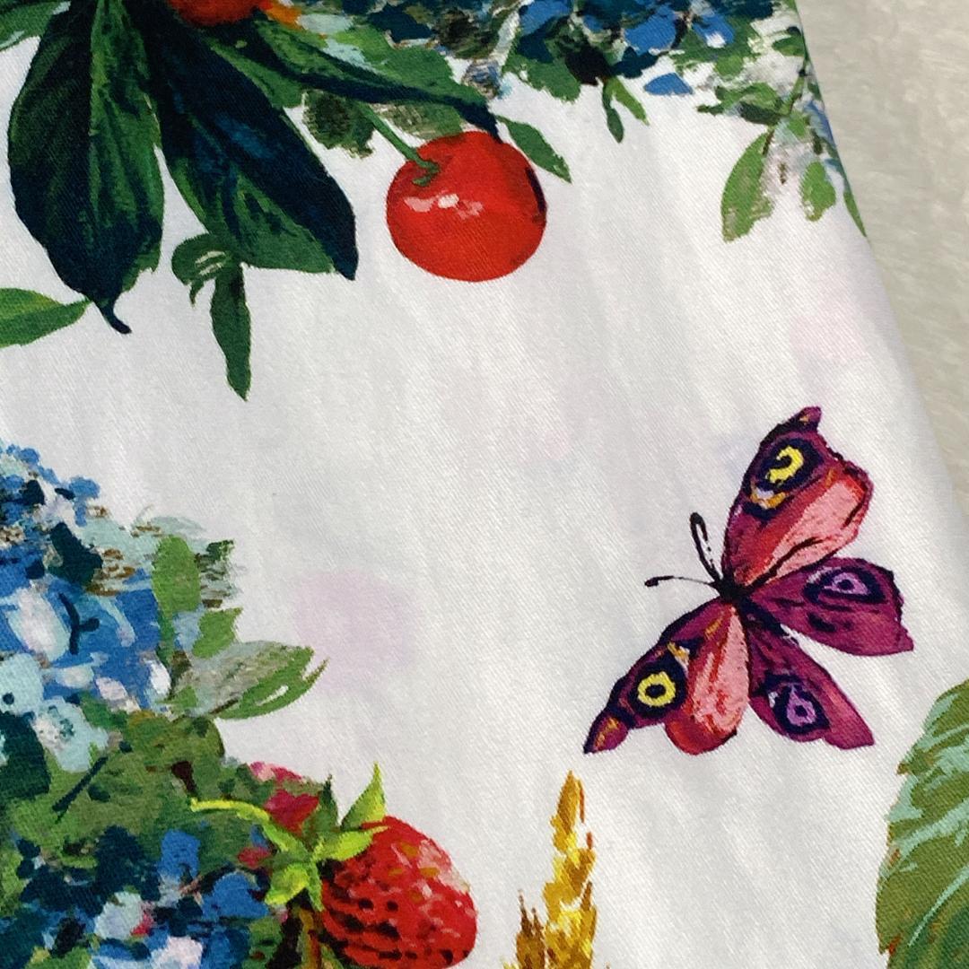 DE0021【ドルチェアンドガッバーナ】ワンピース【40】タイト 花柄 訳アリ