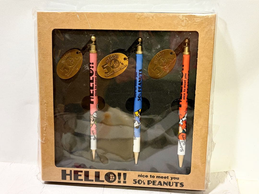 激レア★新品　PEANUTS スヌーピー　USJ限定　ボールペンセット　50周年