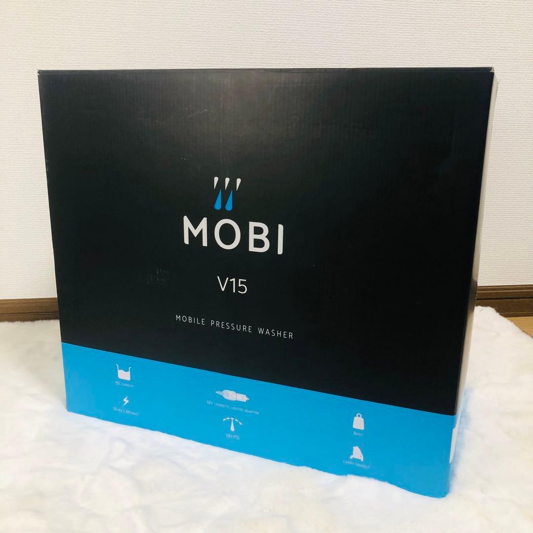 【美品】Mobi Washer V-15 12V用ポータブル高圧洗浄機 自転車