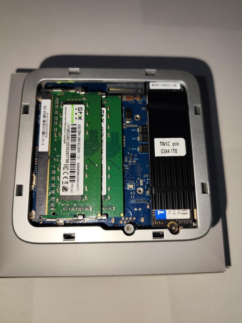 ミニPC Ryzen 5 3500U搭載W11ProGMKtec16MB＋1TB