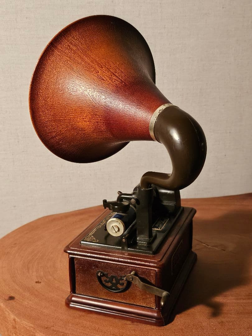 Technicsテクニクスエジソンオペラオルゴール蓄音機型