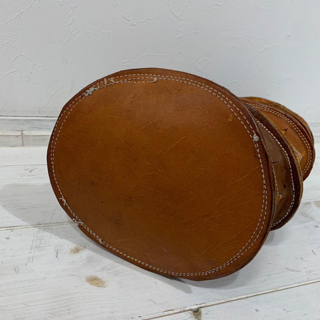 曽田耕さん　ヌメ革バッグ　個展用レアデザイン