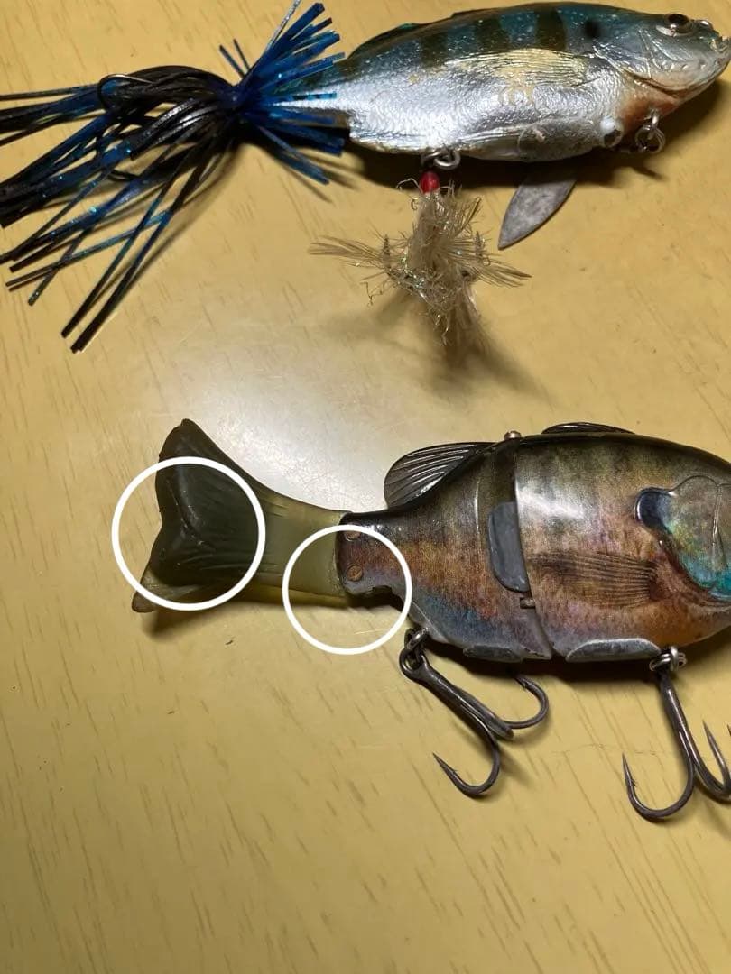 ギル型ルアー　リトルゾーイ　ギルロイドミニー　ビックベイト　ブラックバス