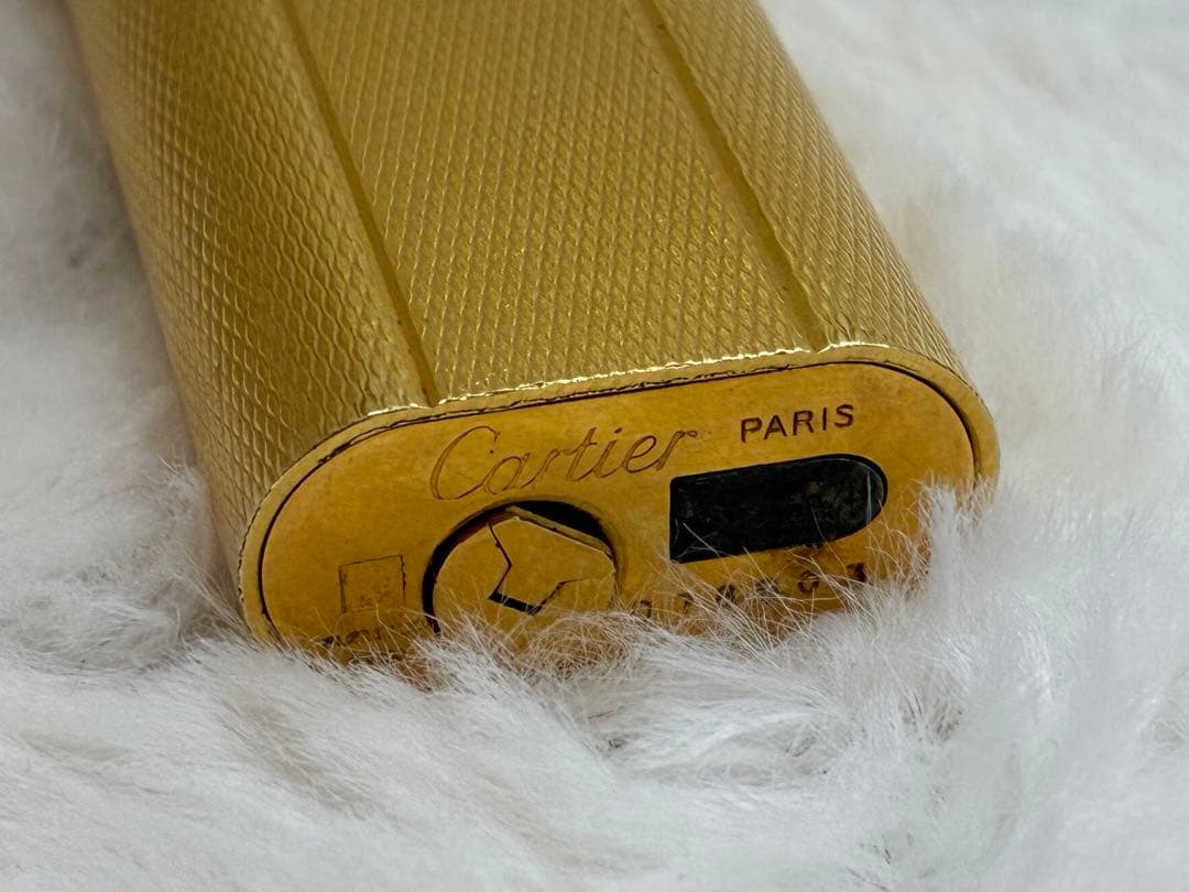 カルティエ Cartier ガスライター　ゴールド　キズ汚れは有 使用品