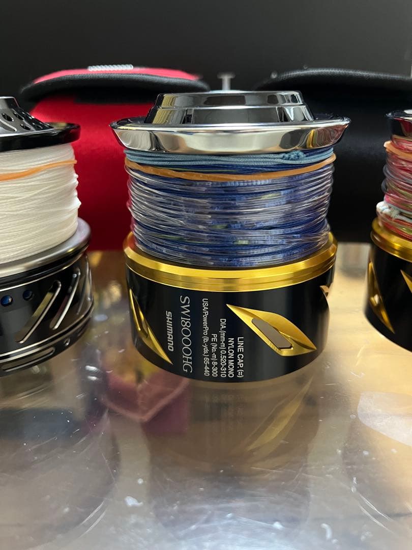 20ステラSW18000HG本体、18000×2、23000スプールセット