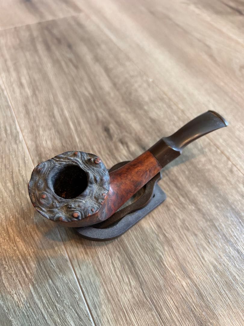 ツゲ ミズキ TSUGE MIZKI アンティーク 木製パイプ スタンド付き