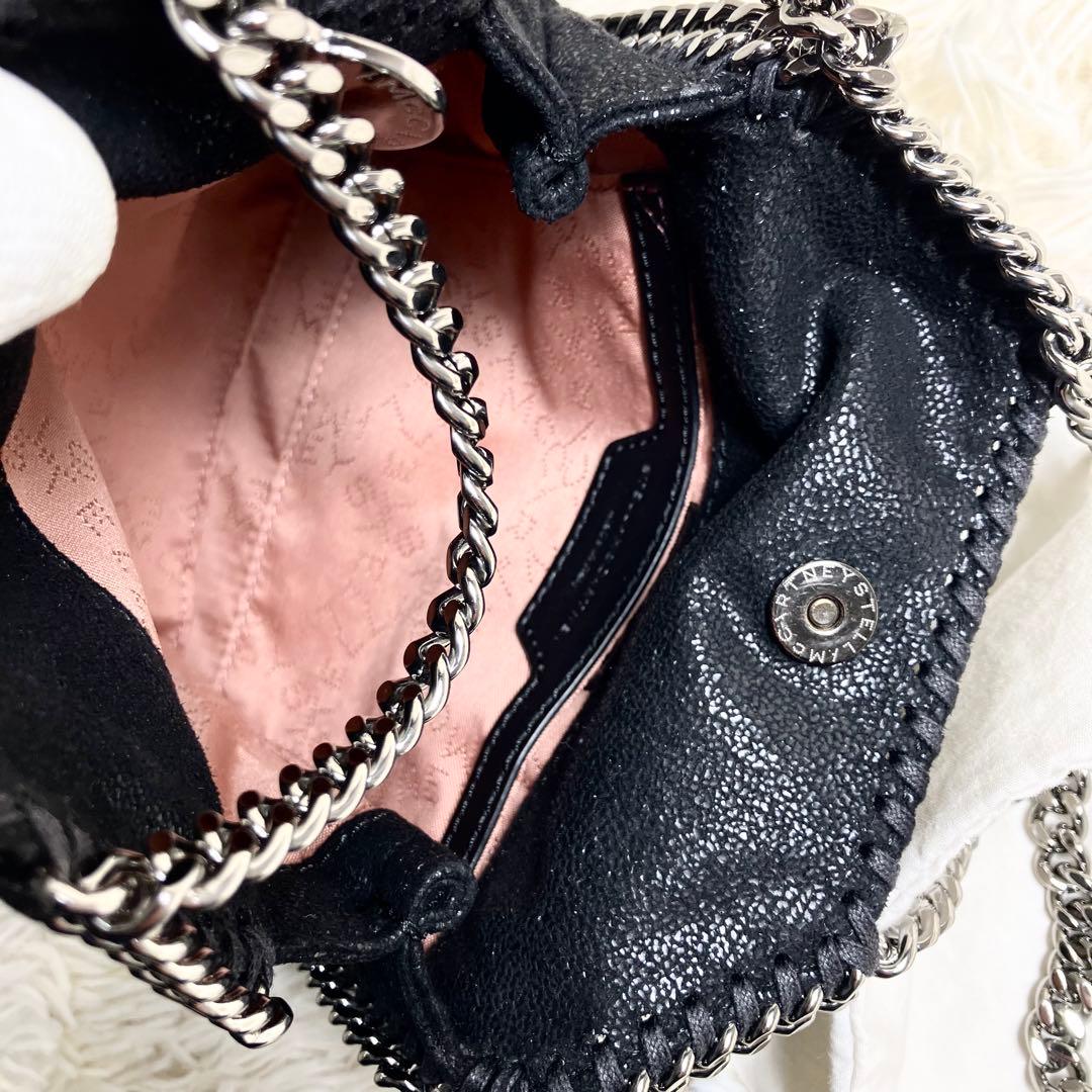 【新品同様】 ステラマッカートニー ファベラ ミニ2way エコレザー チェーン