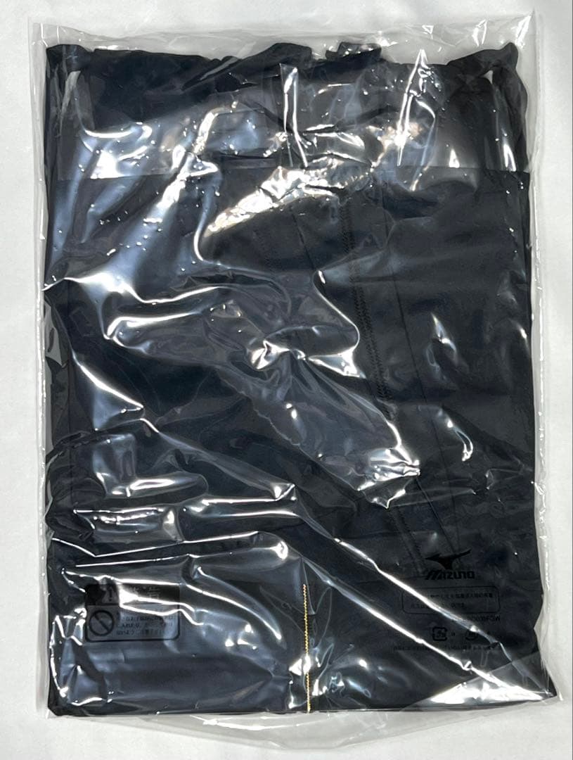 【ミズノプロ】フルZIPフーディ(薄手) ブラック XO 12JECK75