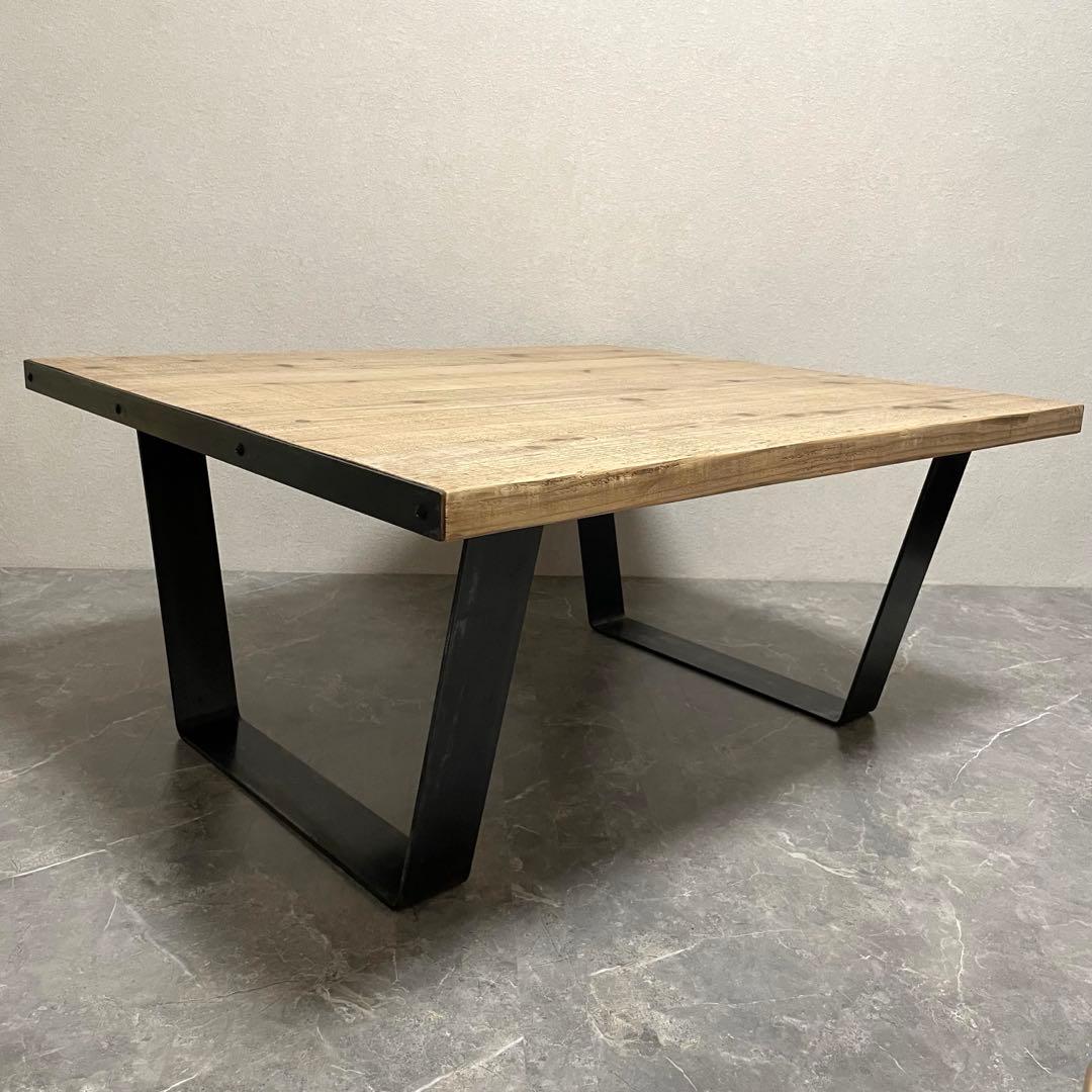 Dichoromic ディコトミック ローダーレッグ　ローテーブル 無垢古材