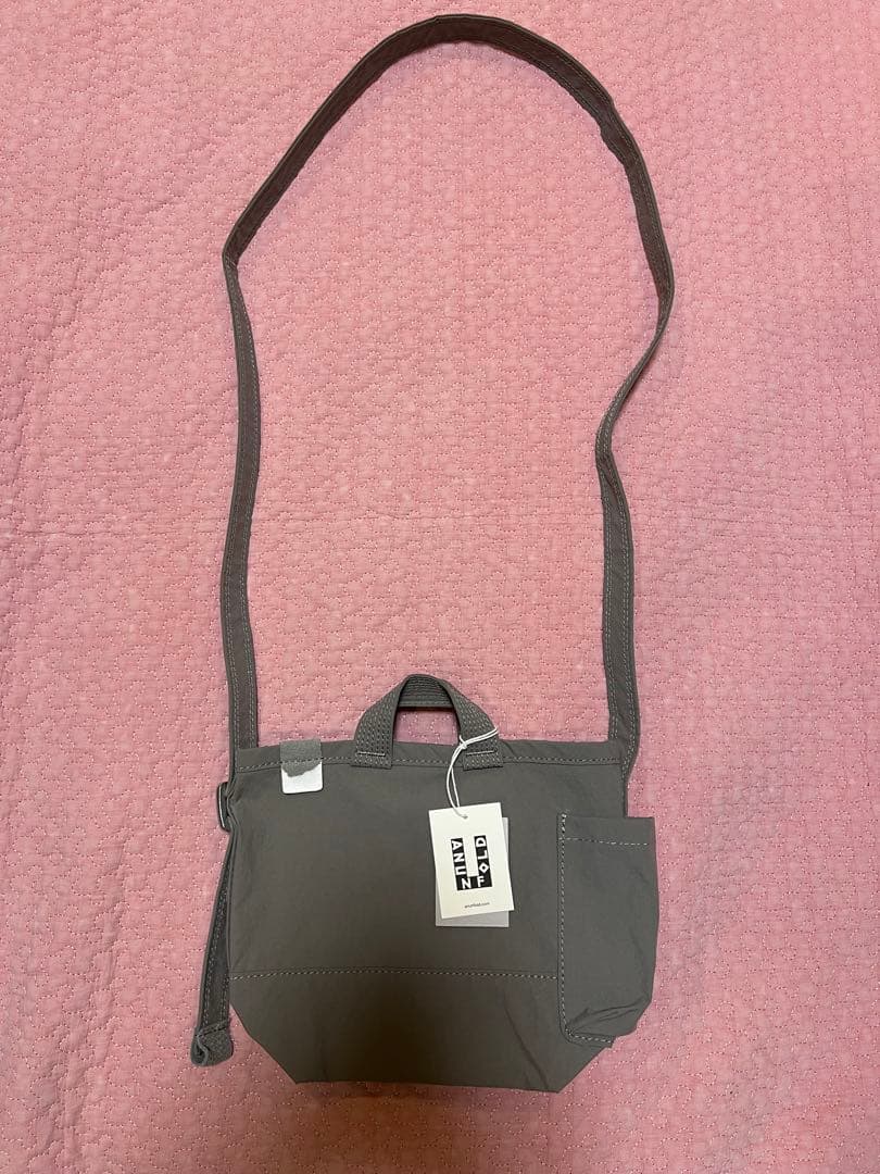 バッグ anunfold side pocket mini GRAY