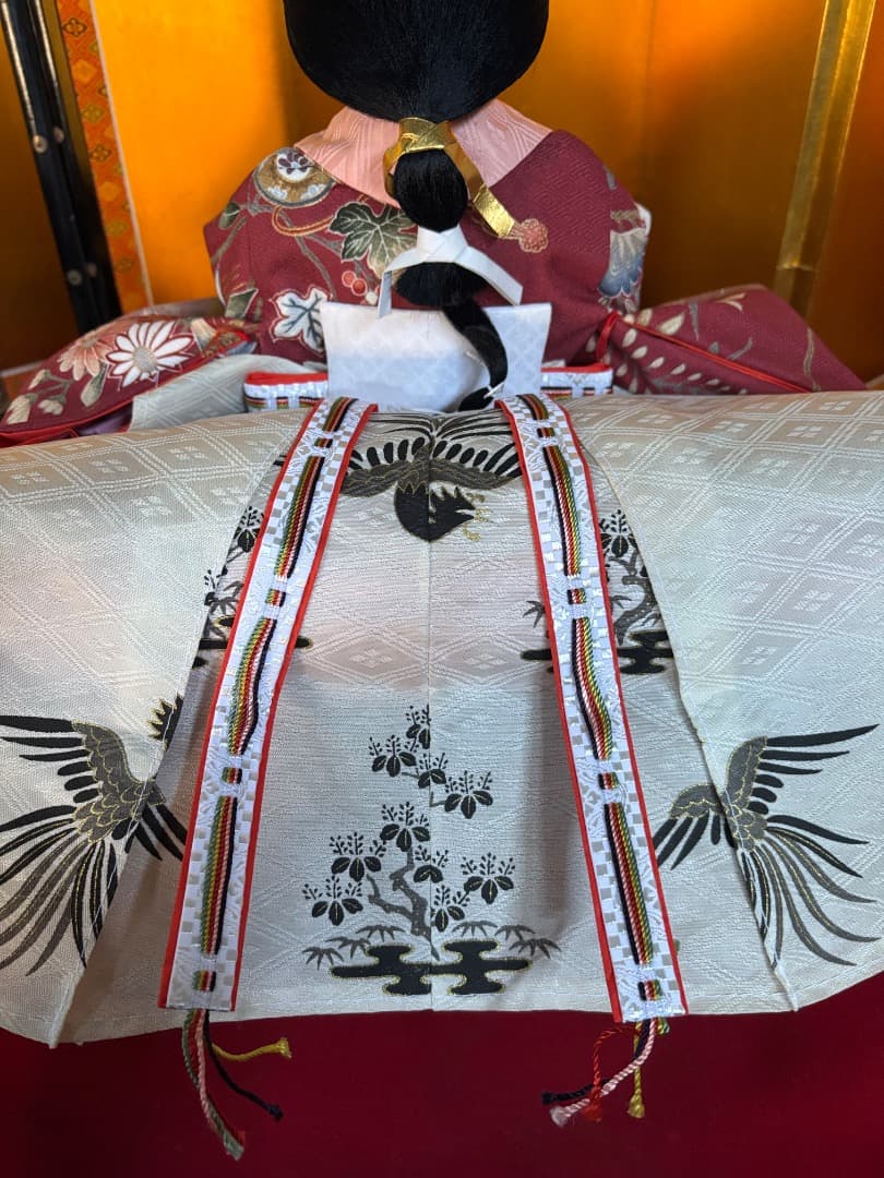 千鶴作　桃山　十二単雛人形