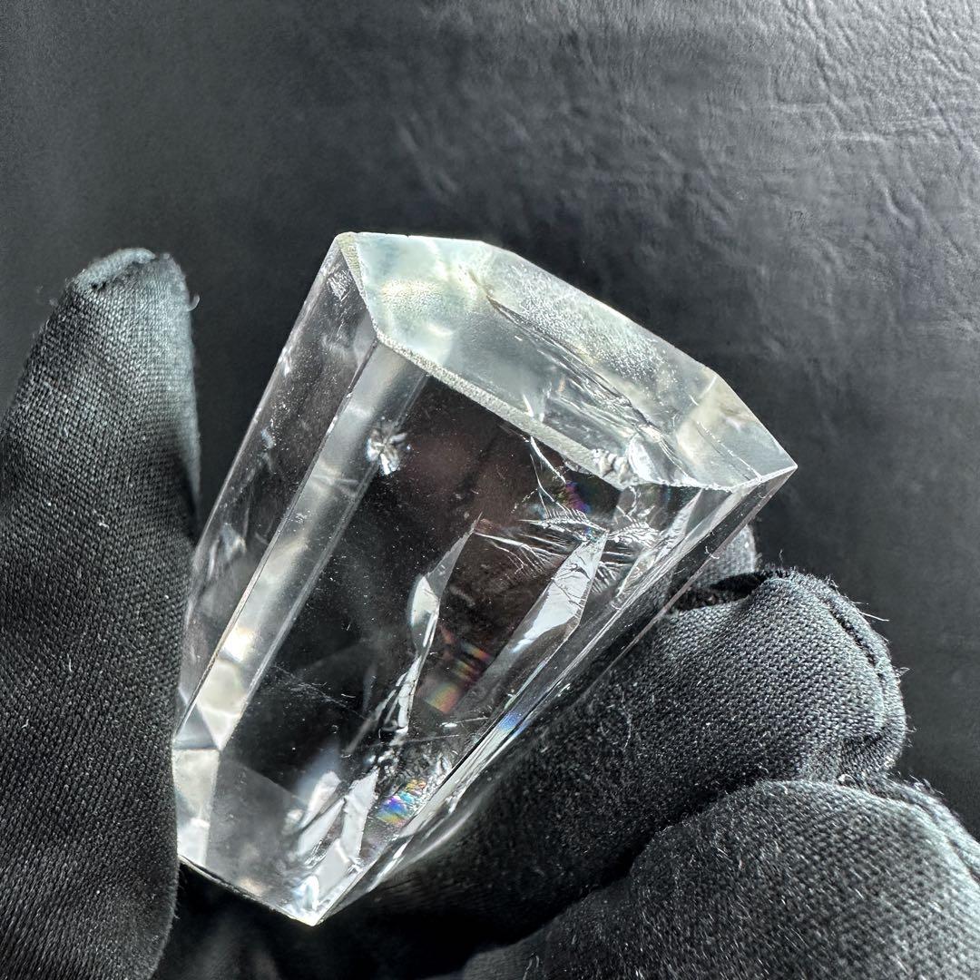 絶品❗アゼツライト☆レインボー☆ヒマラヤ水晶六角柱パワーストーン天然石A1265