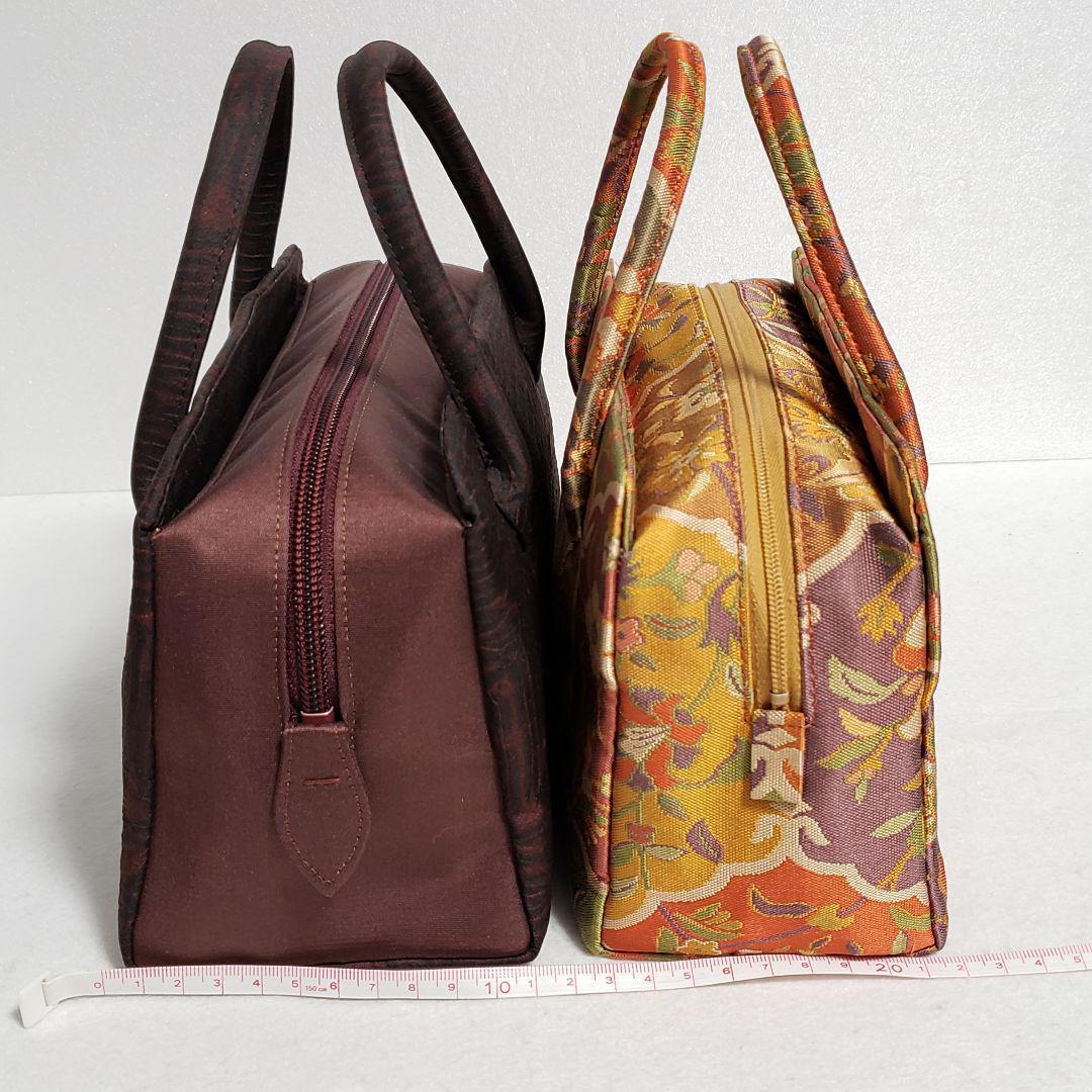 (8942)利休バッグ 2点 まとめ売り 和装用 あおりバッグ 着物 小物