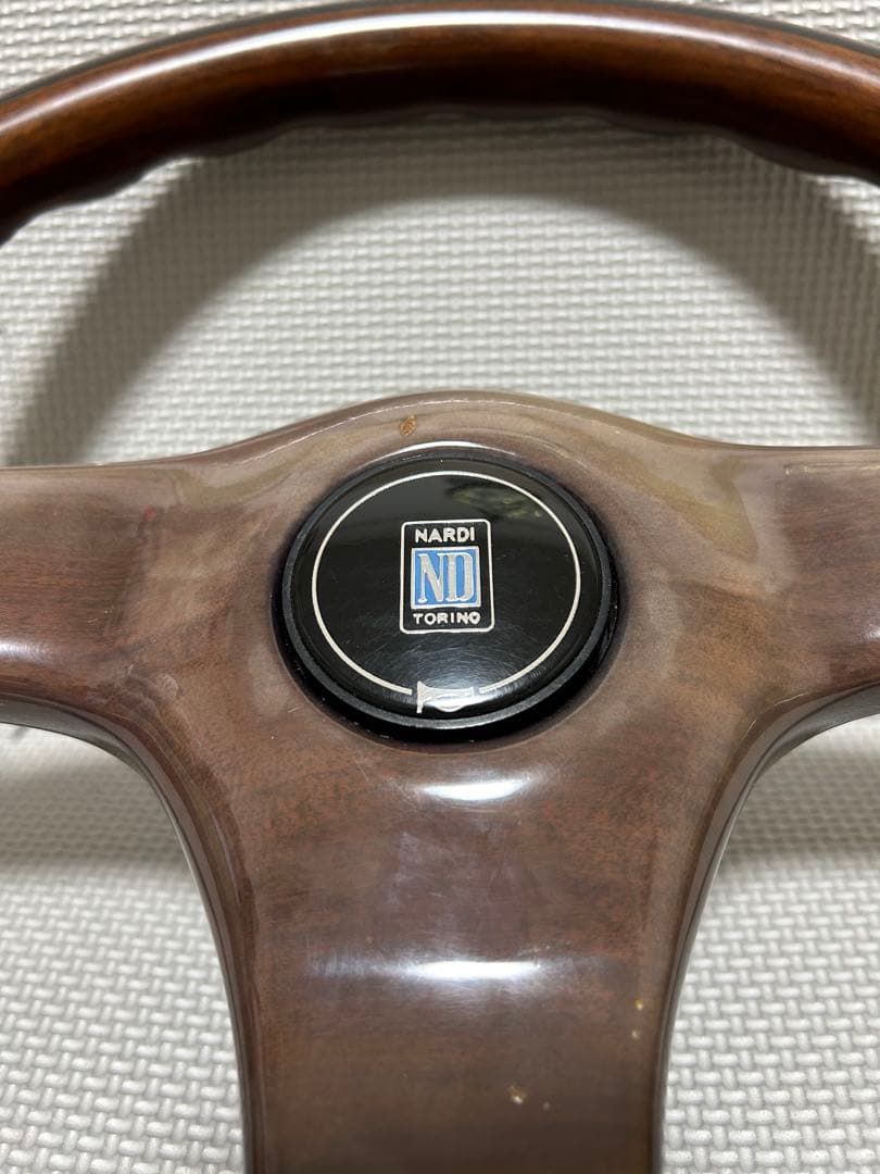 NARDI ナルディ ウッド ステアリング ハンドル 直径約36cm