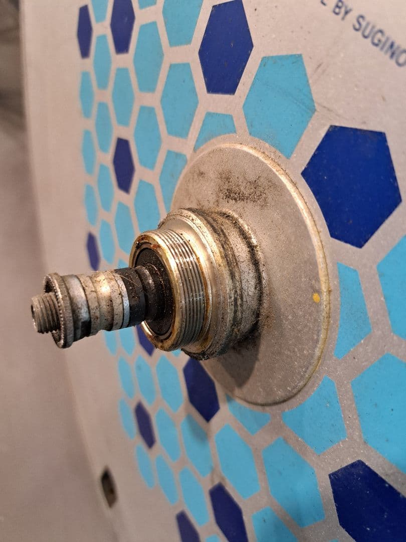 SUGINO75 ハニカムディスク700Cチューブラー、ボスハブ