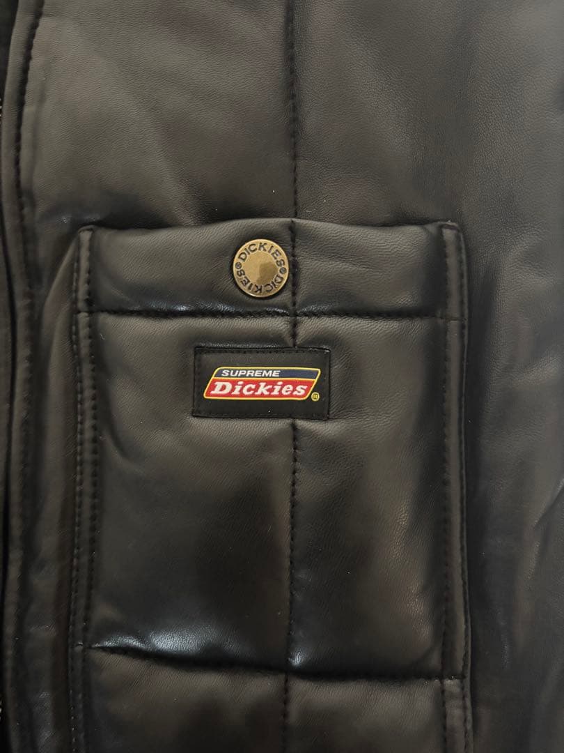 トップス Supreme Dickies Leather Work Vest 23FW