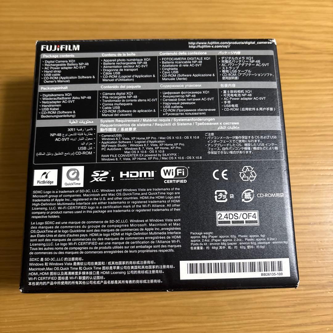 FUJIFILM （富士フイルム）XQ1 デジタルカメラ ブラック