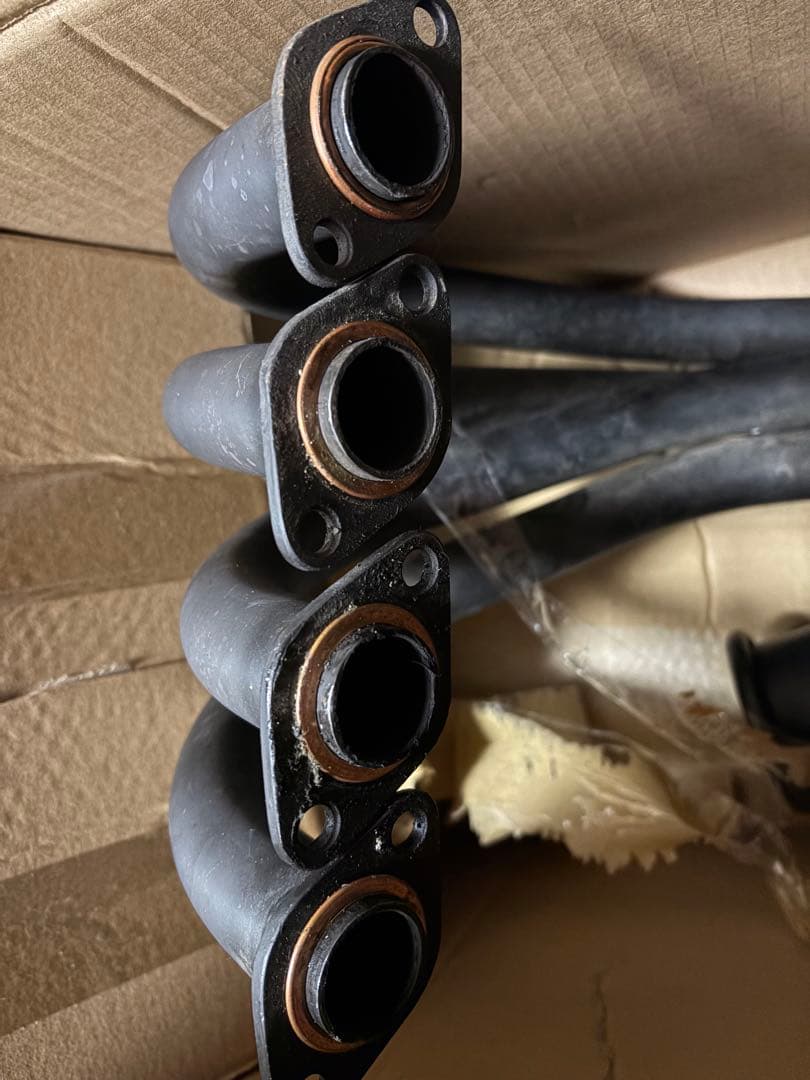 ASAHINAレーシングマフラー。サイレンサー付き。 フルエキゾースト