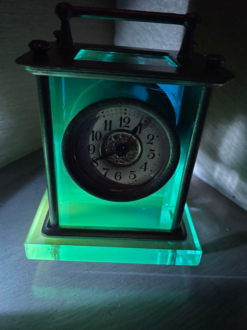 精工舎　ガラス時計　OH済品　オーシャンブルー　ジャンク扱い出品