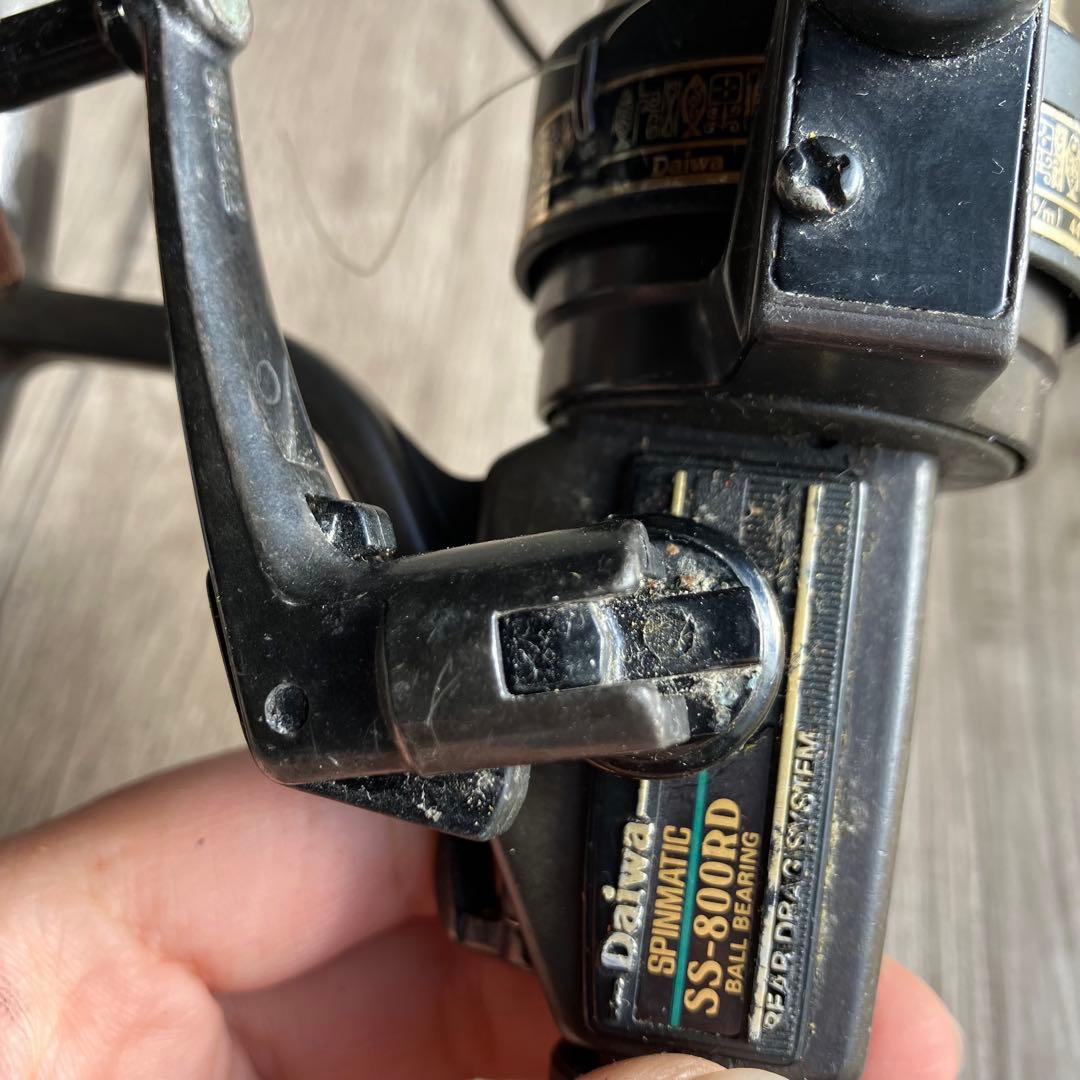 3F 【希少・オールド】ダイワ スピンマチック SS-800RD リアドラグ