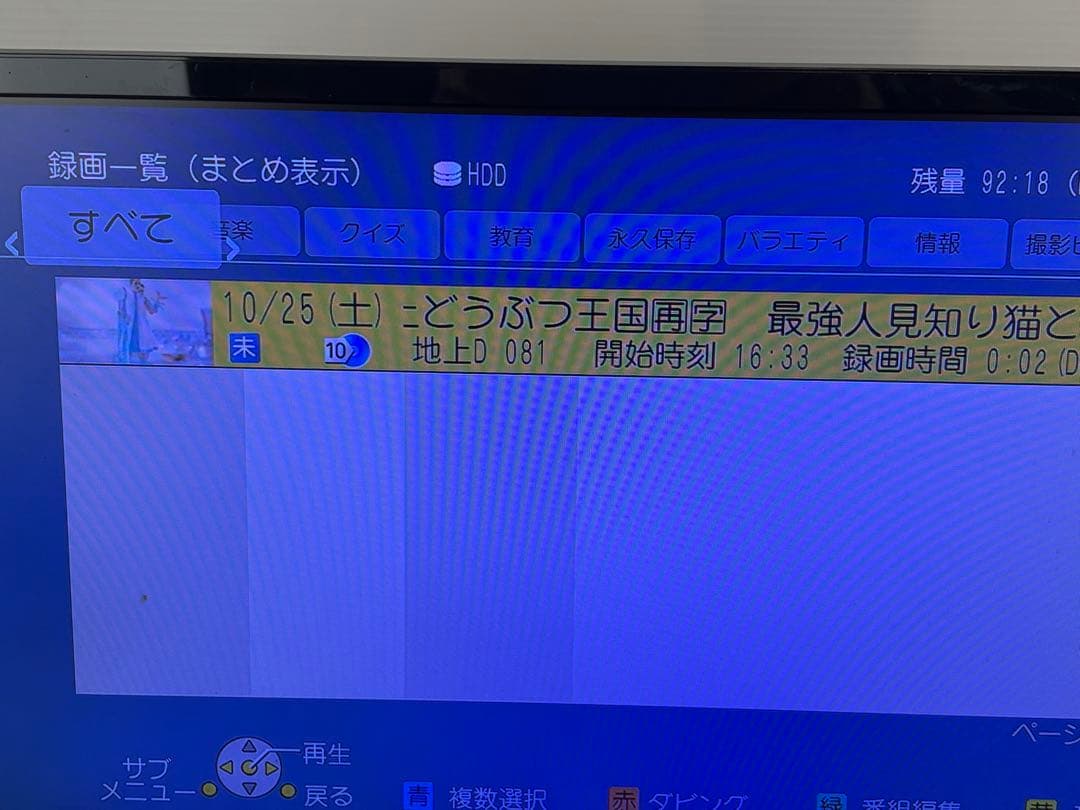 Panasonic パナソニック ブルーレイレコーダー DMR-BWT2100