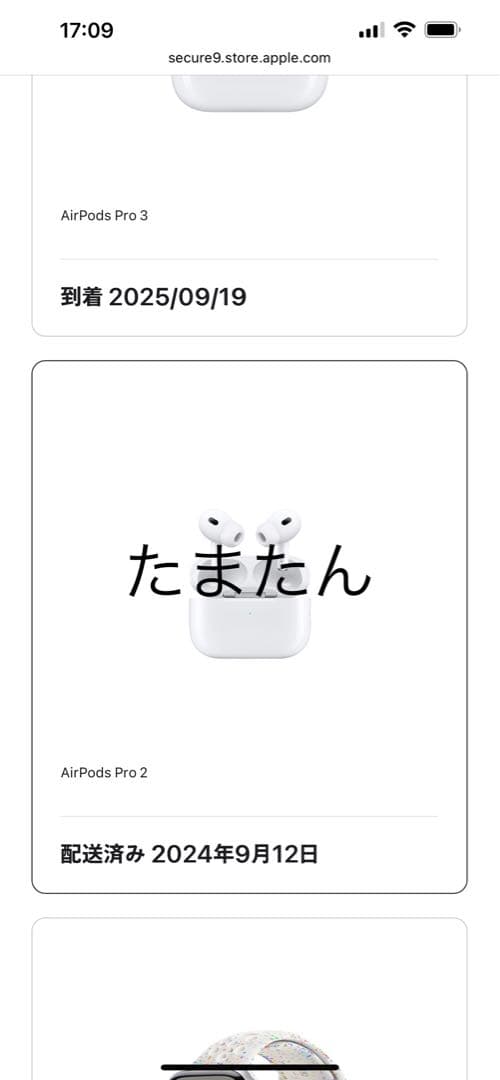 健*ん様 【再出品】Apple AirPods Pro 2 本体（USB Typ