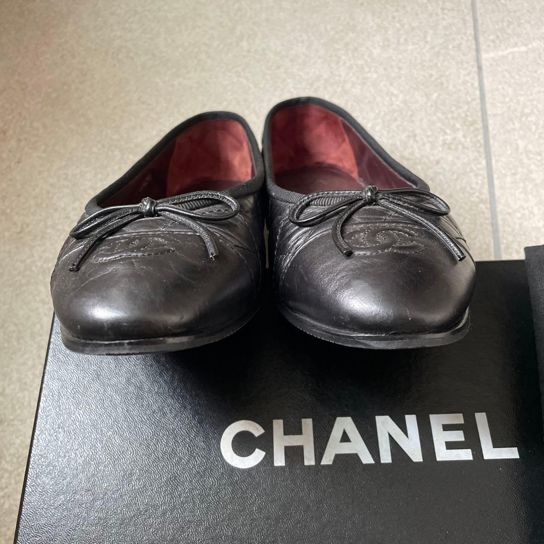 専用　CHANEL マトラッセ　バレエシューズ　23.5cm バレリーナ