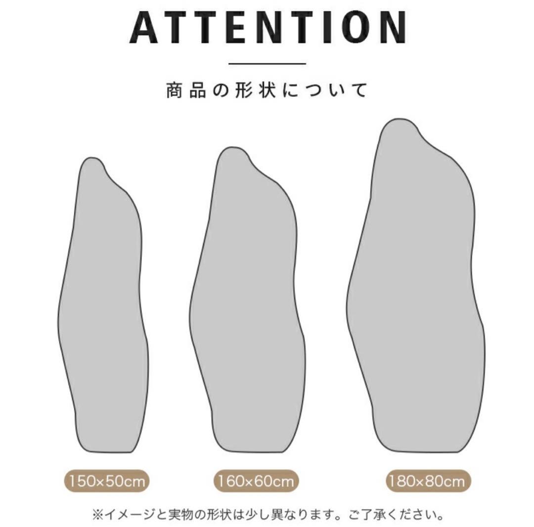 ウェーブミラー 全身鏡 姿見鏡 スタンドミラー 160x60cm