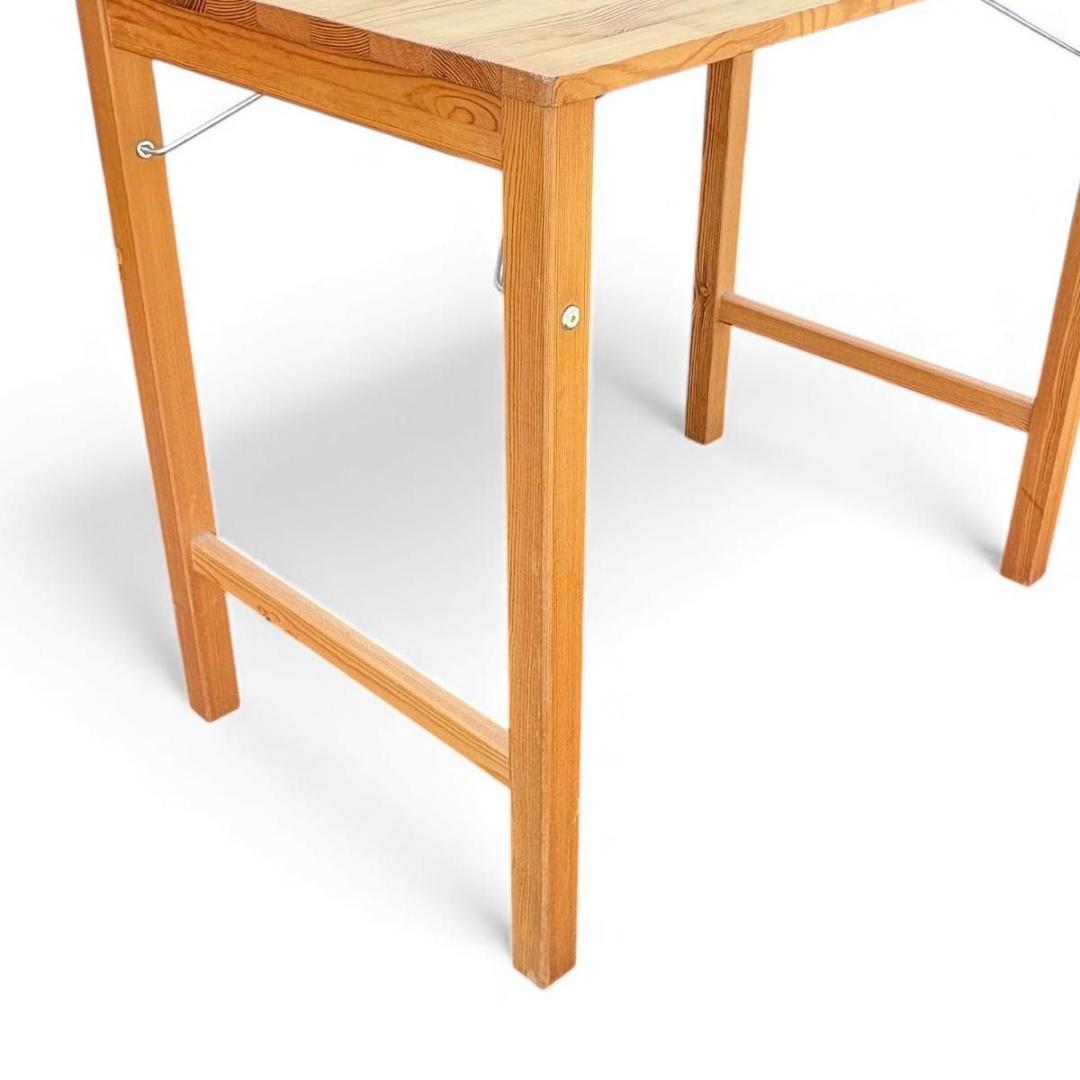 美品 無印良品 MUJI 折りたたみデスク デスク テーブル 天然木 廃盤