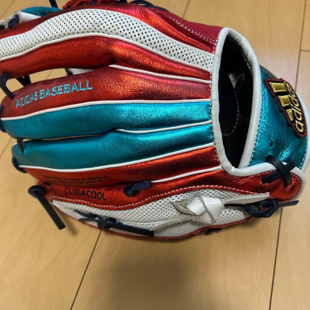 【限定モデル】アディダス DO878 軟式 グローブ メタリック 野球