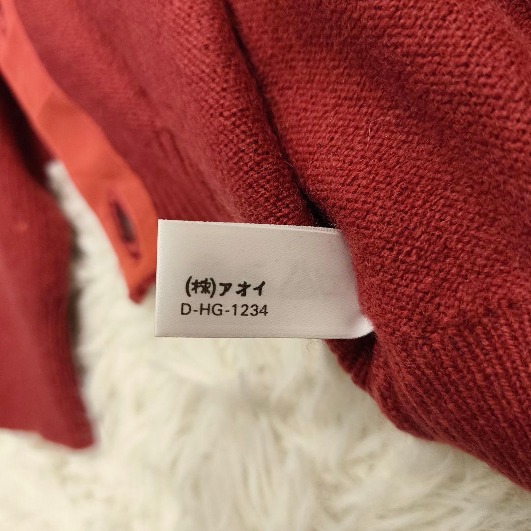 タグ付 バランタイン カーディガン カシミヤ100% 金ボタン テューダーローズ