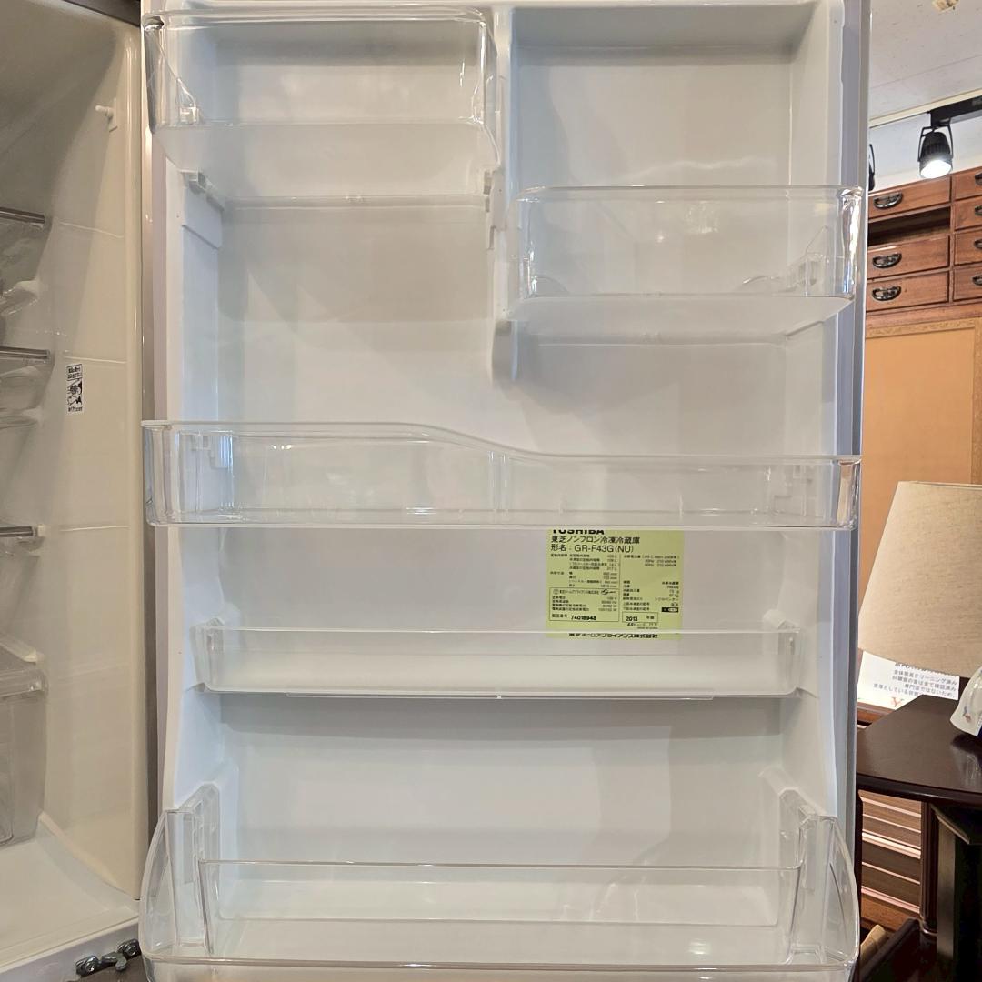 I☆ 東芝 冷蔵庫 VEGETA GR-F43G 2013年 5ドア 426L