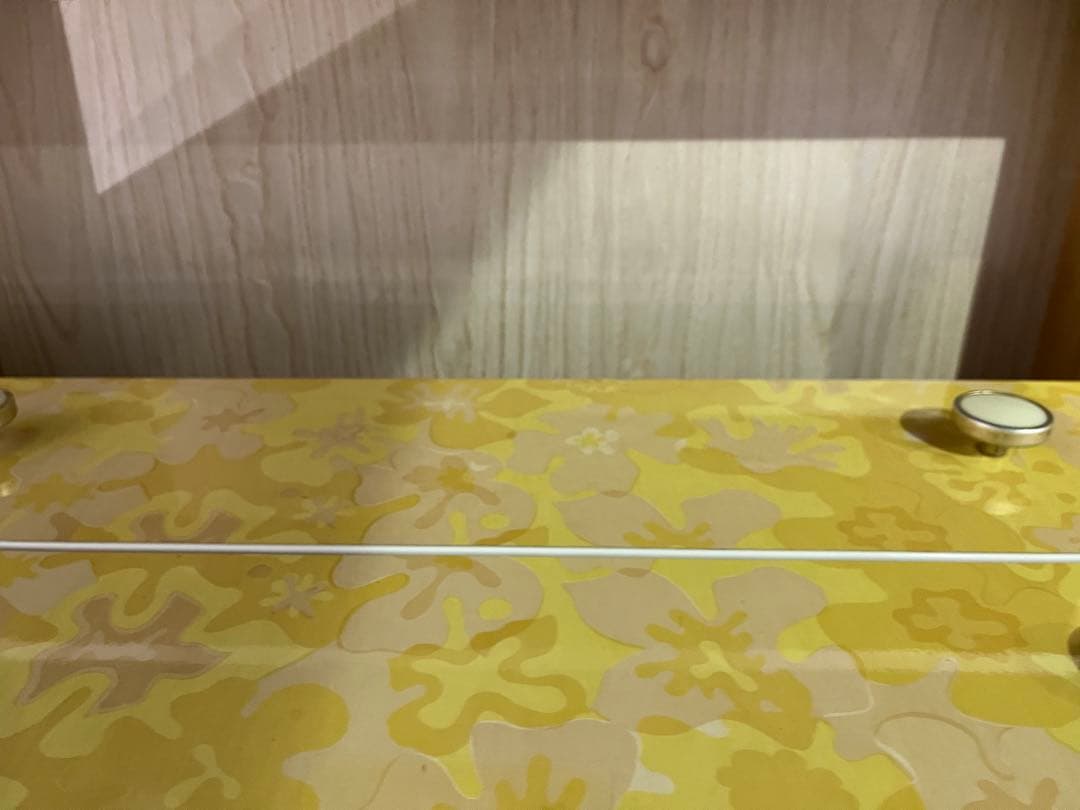 チェスト 花柄 黄色 箪笥 インテリア 昭和レトロ 当時物 レトロポップ