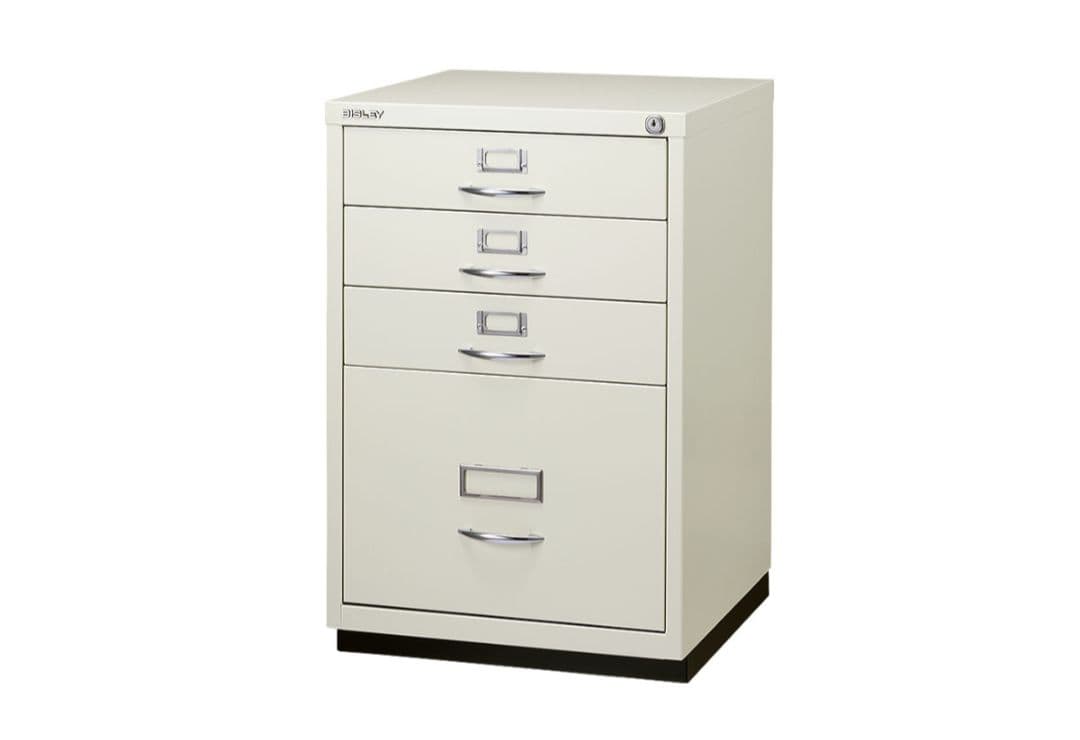 BISLEY　ビスレー　キャビネット　鍵無し　白