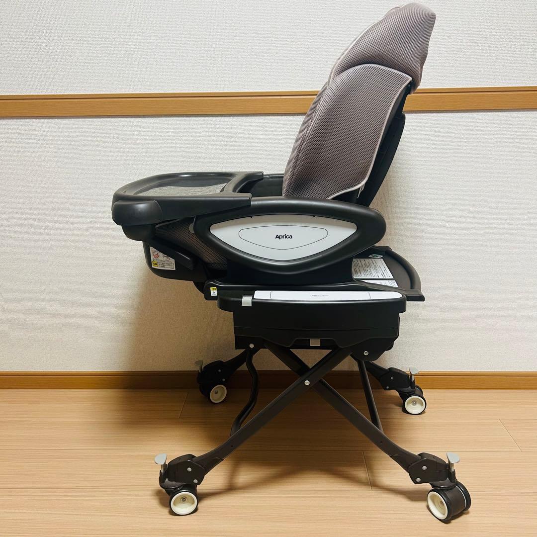 【洗濯済】aprica アップリカユラリズムオートネオカンタービレハイローチェア