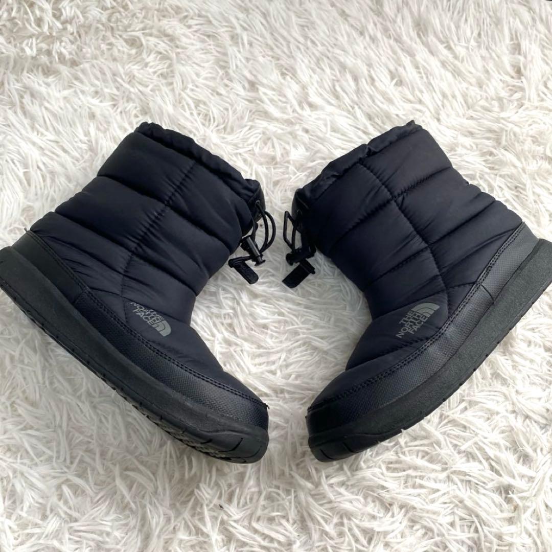 ノースフェイス　スノーブーツ　ヌプシ　ブーティ　ブラック　レッド　23