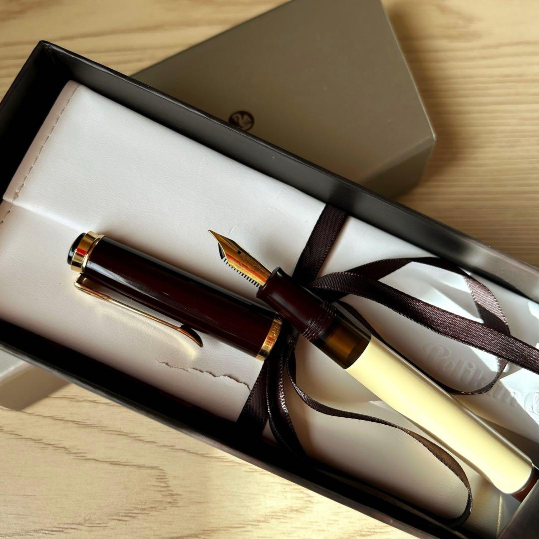 ペリカン Pelikan 万年筆 M200 カフェクリーム EF