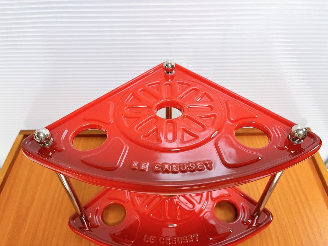 LE CREUSET ルクルーゼ ラムカンスタンド レッド 赤 廃盤 極美品